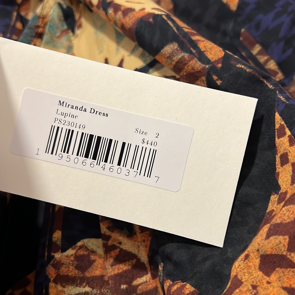 Ulla Johnson Miranda Dress Lupine Long Sleeve Mini Dress - Picture 5 of 6